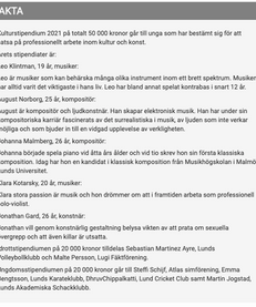 Kulturpriset går till gallerist (Skånska Dagbladet) (2/2)