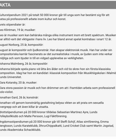 Kulturpriset går till gallerist (Skånska Dagbladet) (2/2)